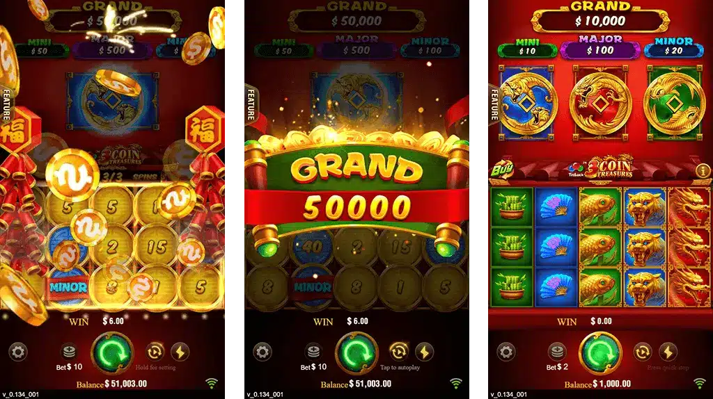 3 Coins Wolf777Online Bonus